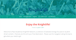 Desktop Screenshot of knightlife.paceacademy.org