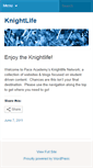Mobile Screenshot of knightlife.paceacademy.org